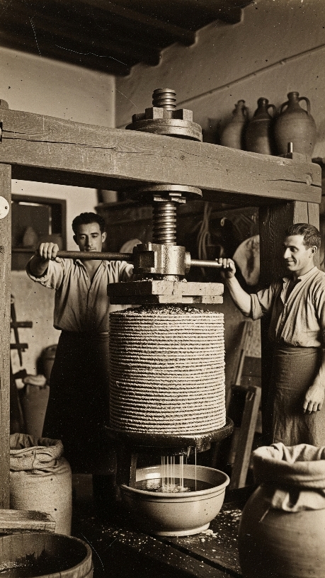 Extracción manual de aceitunas