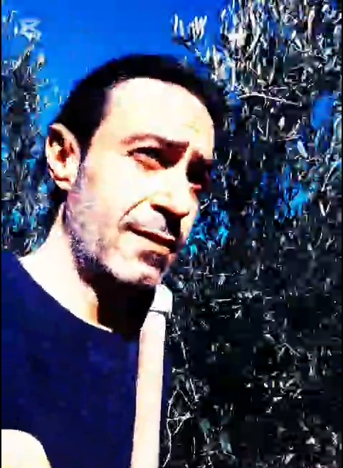 Yo entre olivos milenarios